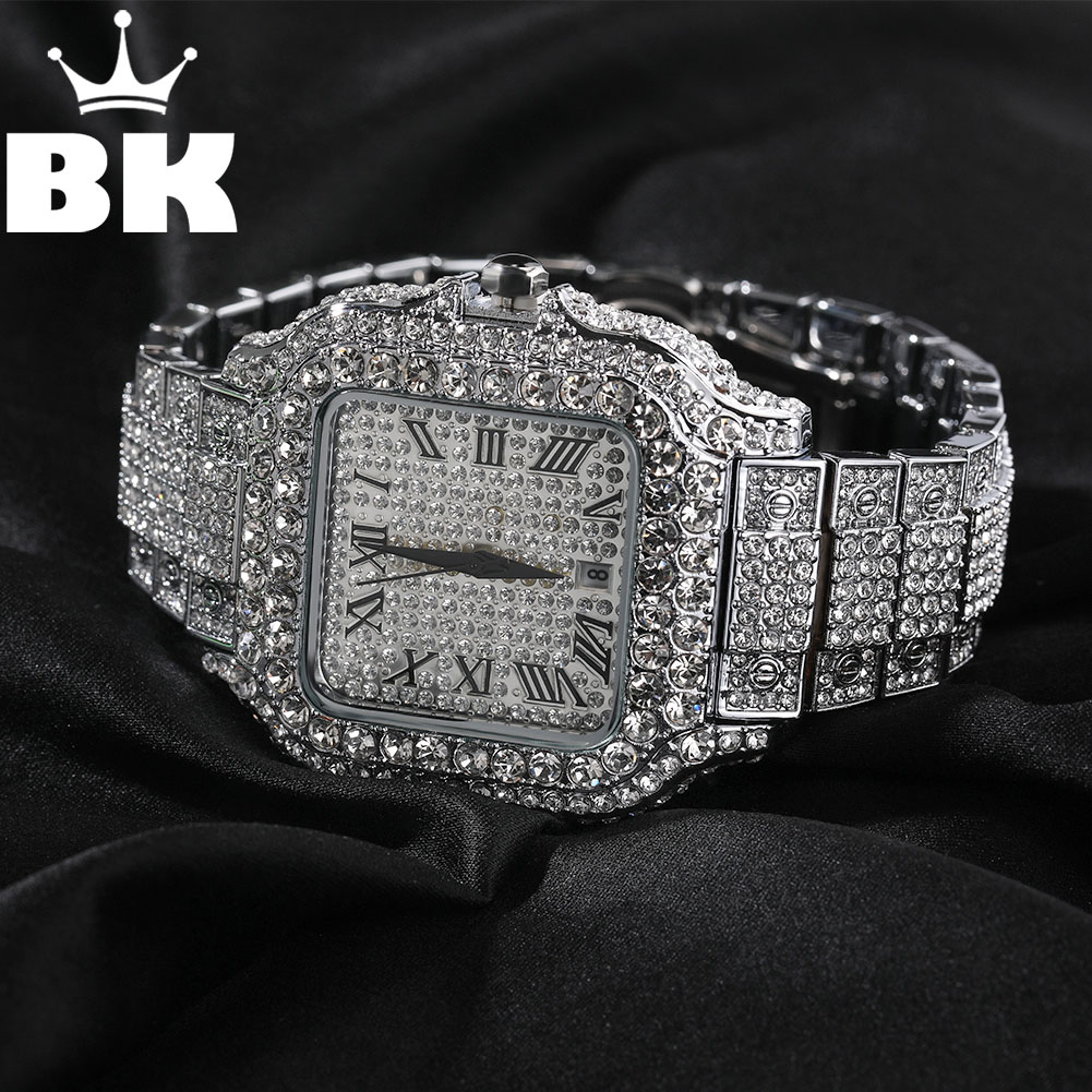 King'S Jewelry Watches - BLING KING Iced Out Men's Square