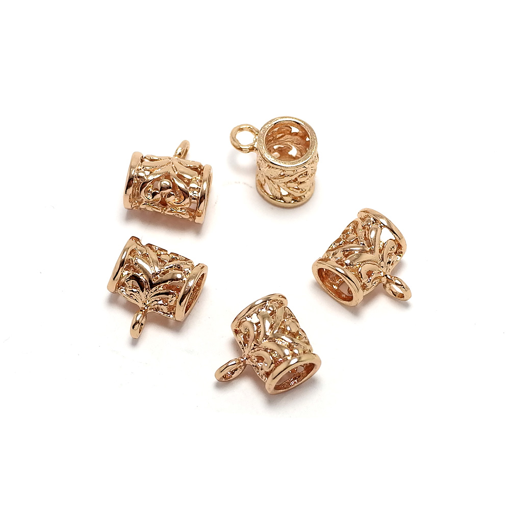 5ชิ้นตัวเชื่อมต่อหลุมขนาดใหญ่, - Rose Gold Bracelet บทวิจารณ์และราคา