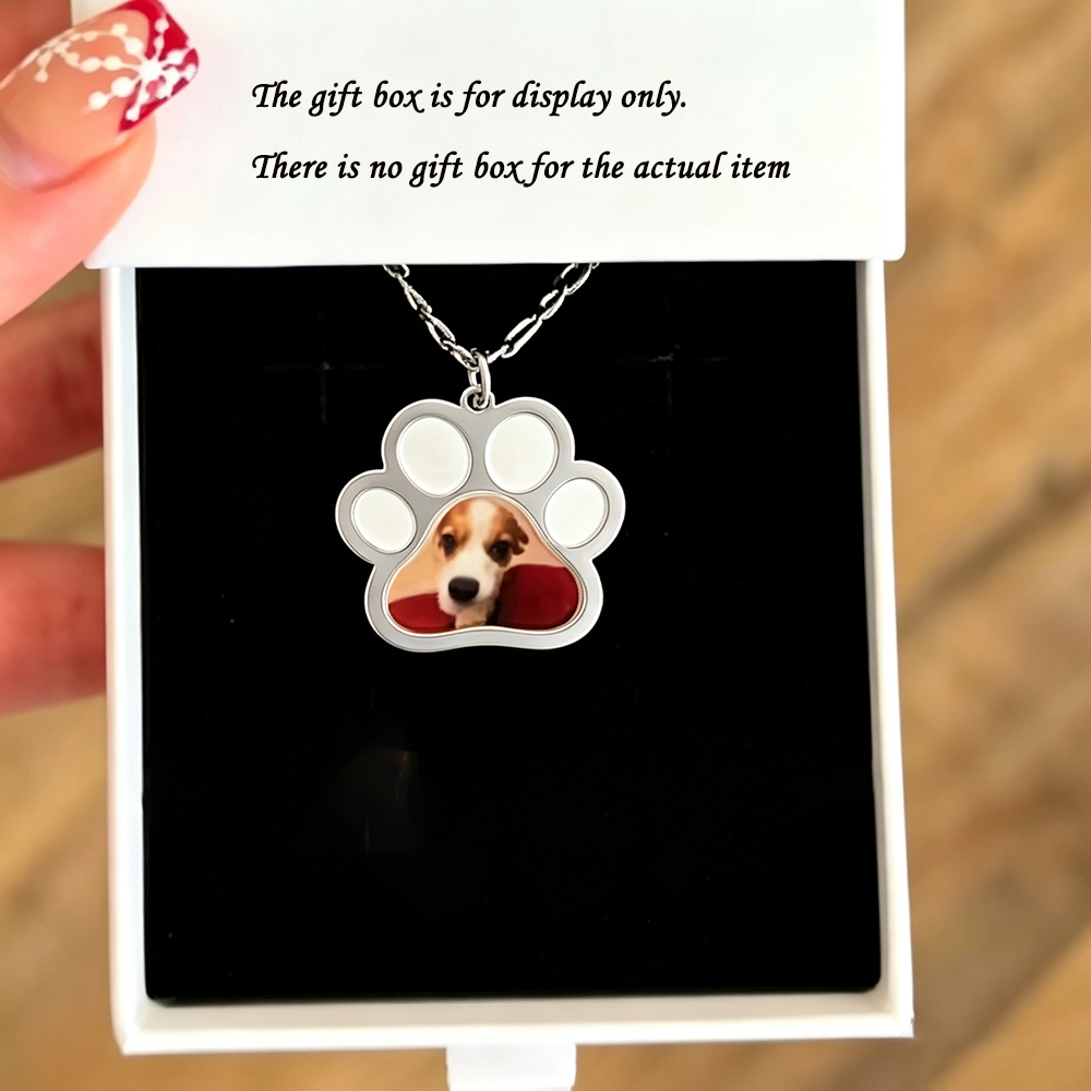 สร้อยคอพร้อมจี้รูปอุ้งเท้าสัตว - Engraved Name Necklace บทวิจารณ์และราคา