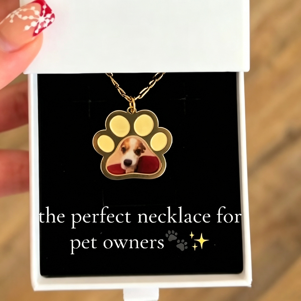 สร้อยคอพร้อมจี้รูปอุ้งเท้าสัตว - Engraved Name Necklace บทวิจารณ์และราคา