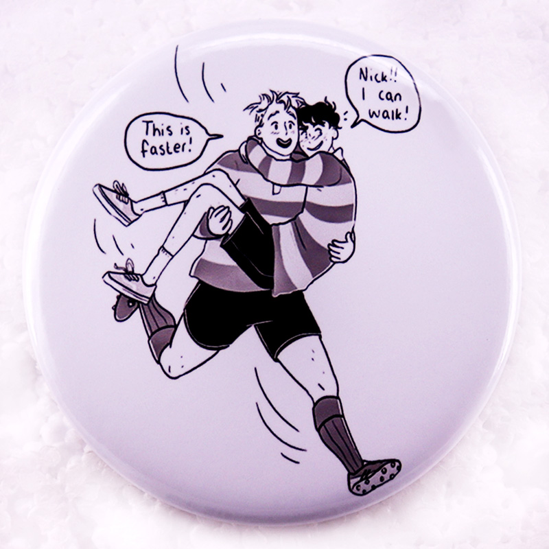 Heartstopper Pinback ปุ่ม Pin  - Nick'S Jewelry & Watches Reviews บทวิจารณ์และราคา