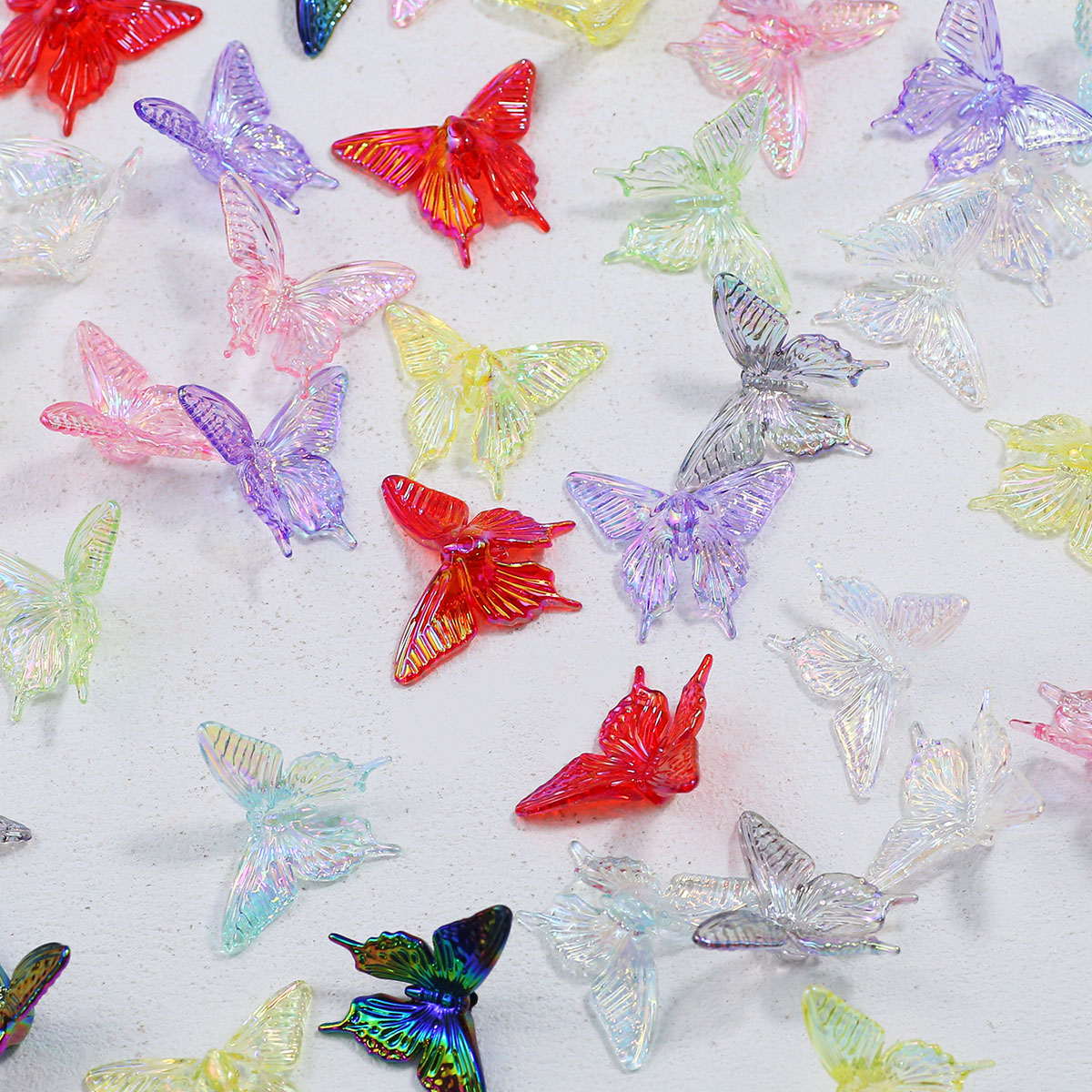 อะคริลิคผีเสื้อขนาด 38*34 มม.  - Butterfly Pendant Necklace บทวิจารณ์และราคา