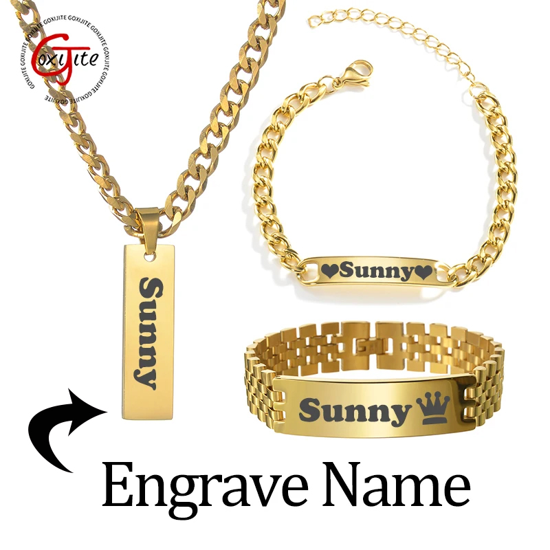 สร้อยคอพร้อมจี้สลักชื่อแบบกำหน - Engraved Name Necklace บทวิจารณ์และราคา