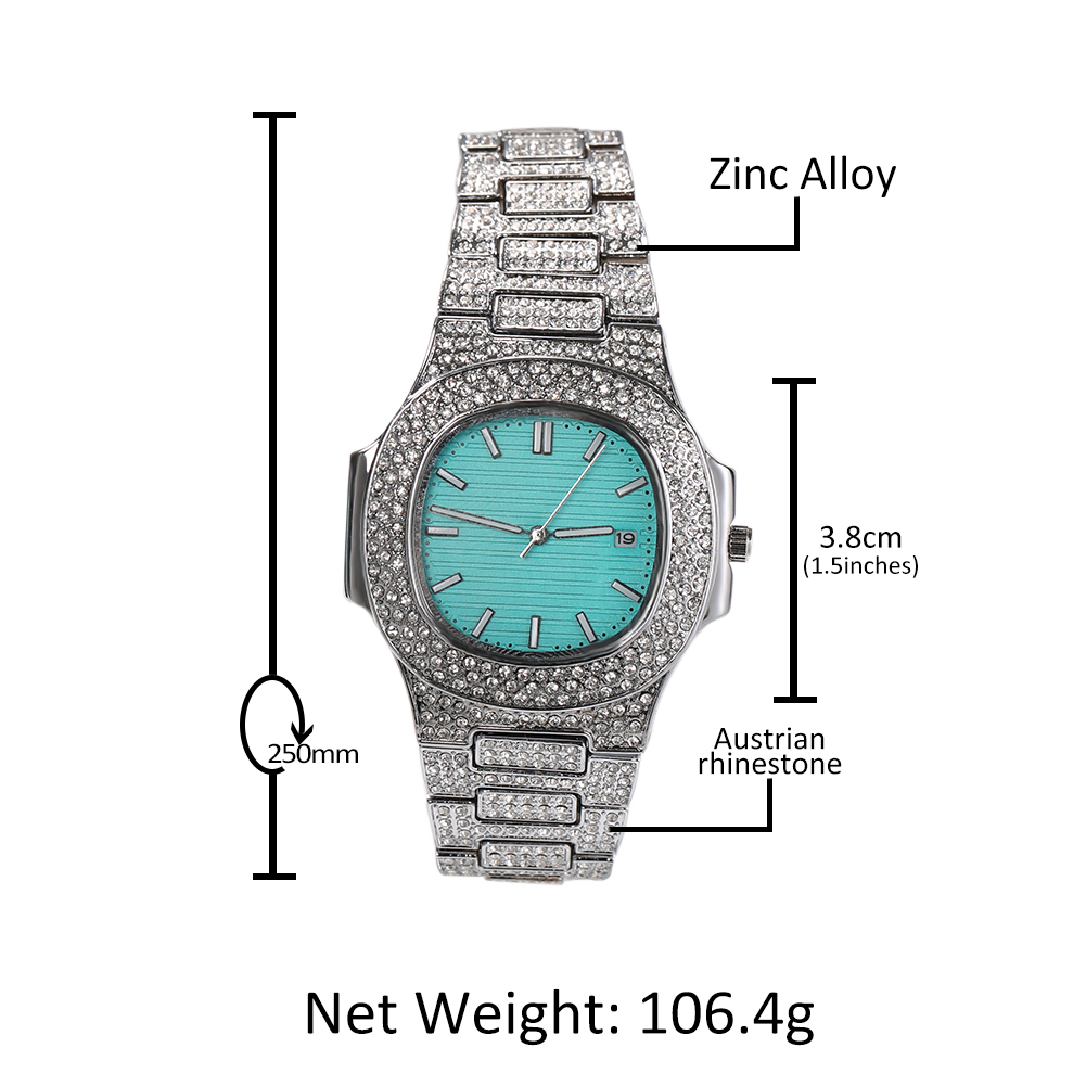 นาฬิกาผู้หญิงสไตล์ทิฟฟานี่บลิง - King'S Jewelry Watches บทวิจารณ์และราคา