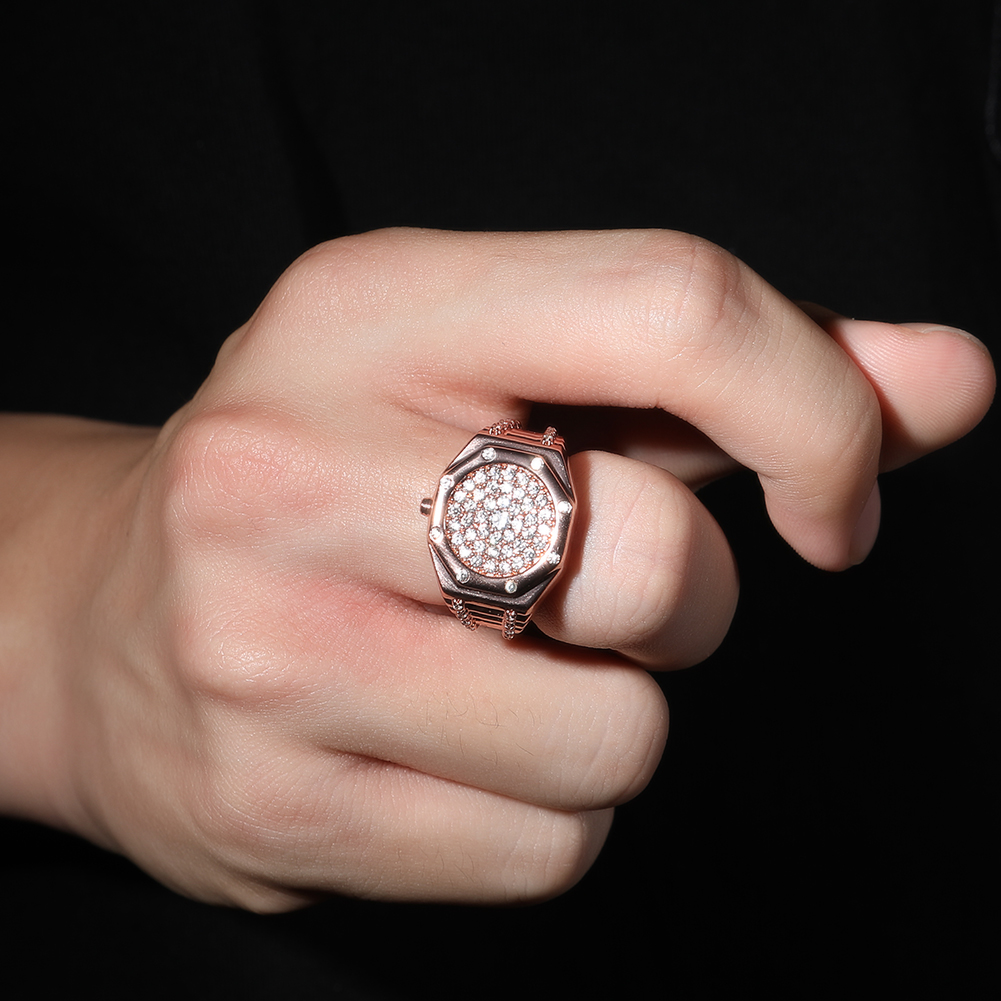 BLING KING เรขาคณิตแปดเหลี่ยมแ - King'S Jewelry Watches บทวิจารณ์และราคา