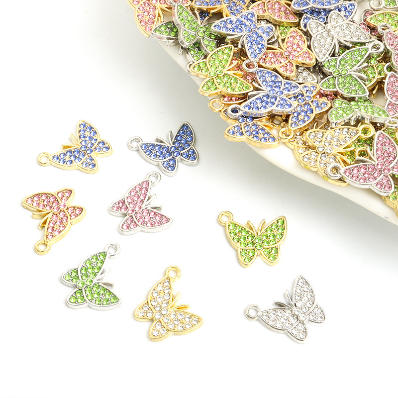 จี้รูปผีเสื้อ 100 ชิ้น/ล็อต คร - Butterfly Pendant Necklace บทวิจารณ์และราคา